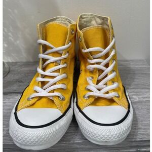 Converse Chuck Taylor All Star Yellow High Top Sneakers 144803F Mens 6 Womens 8